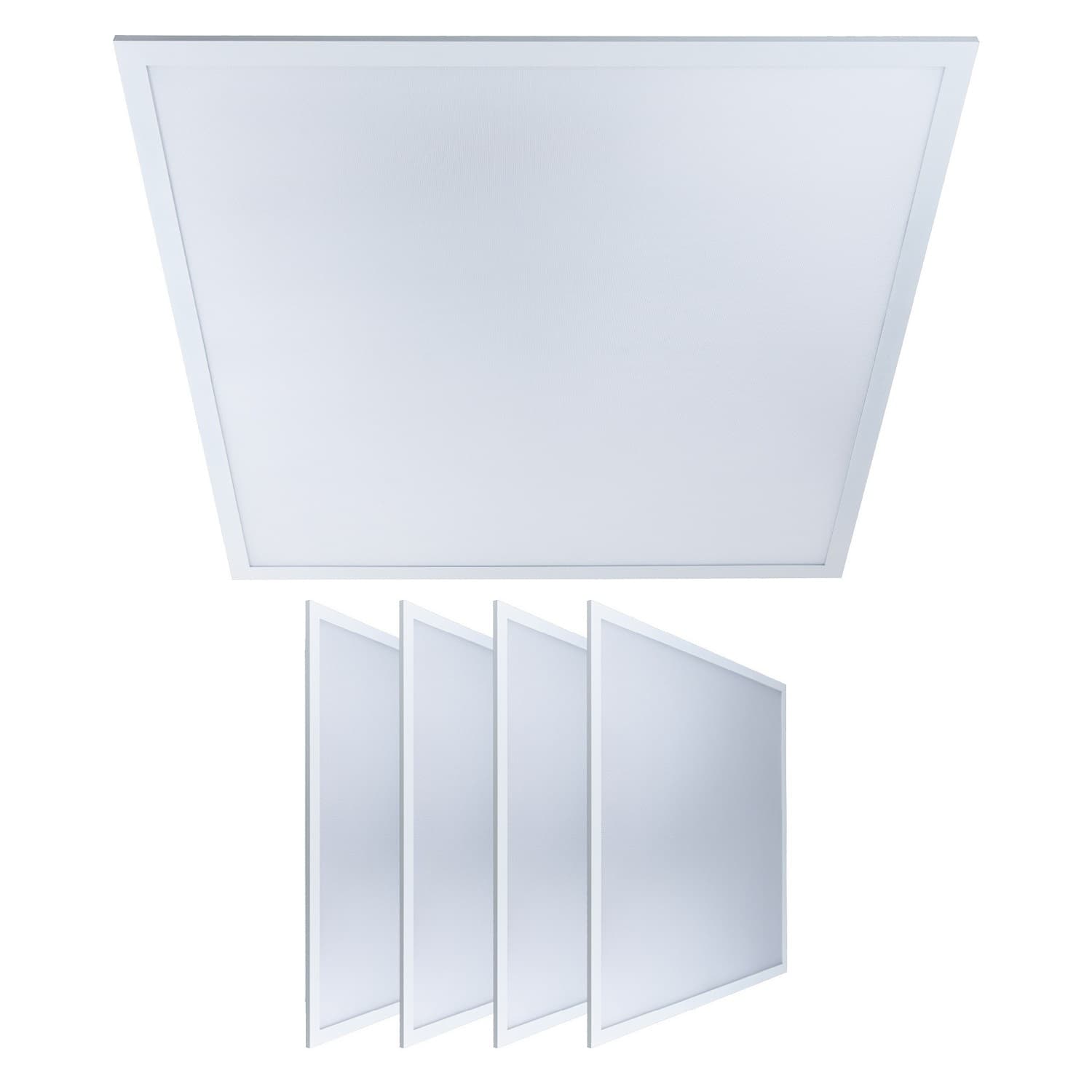 5 x PRIME LED Panel 60x60 På 40W, 4000K, 4800LM, IP65 - Hvid