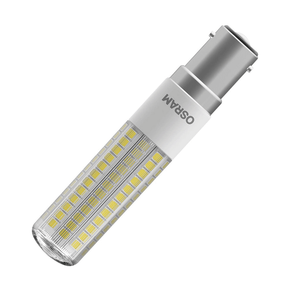 Osram LED slim-pære B15d, 7W, 806Lm, klar, 2700K