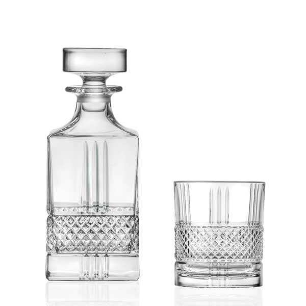 RCR Brilliante Whiskyset (1 Karaff + 6 Whiskyglas)