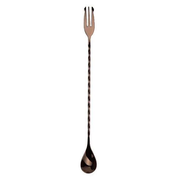 Nordicbar Barsked med Gaffel 30 cm Svart
