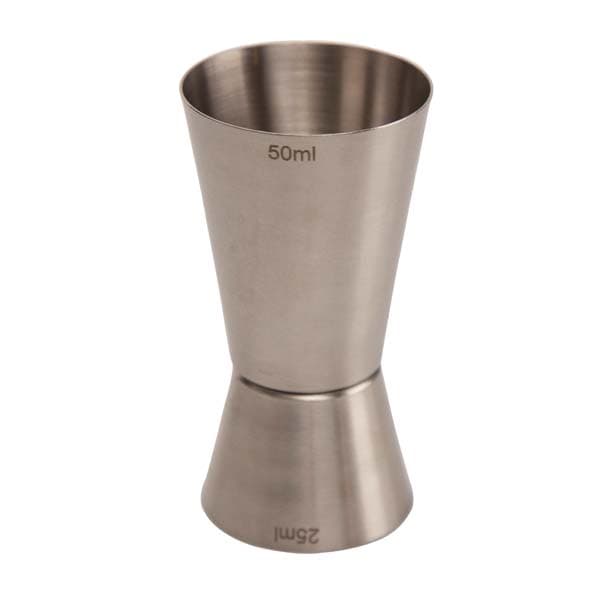 Jigger 25/50 ml Borstat Stål
