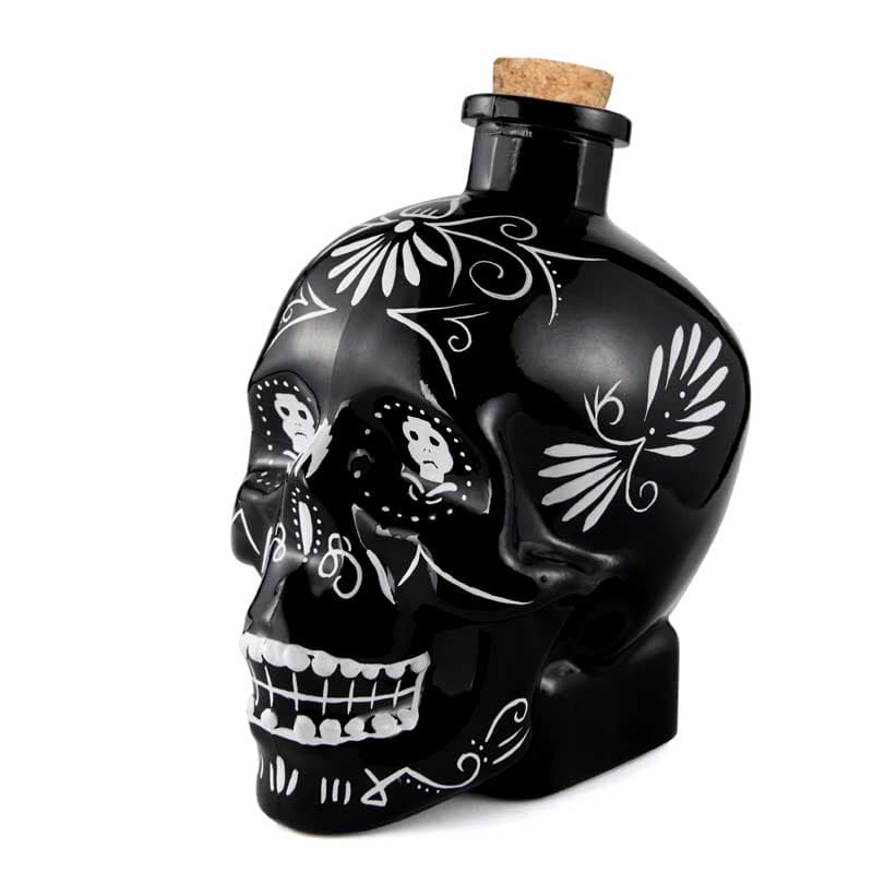 Tiki Dödskallekaraff Svart 70 cl