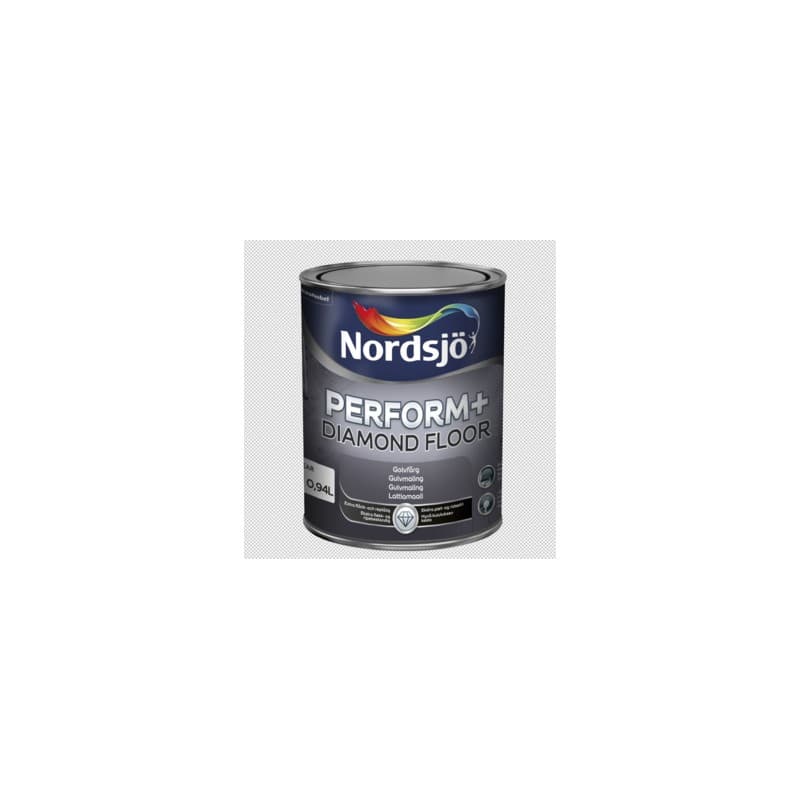 Nordsjø Perform+ Diamond Gulvmaling 1 ltr. Standard S0500-N (Lys Råhvid) - Gulvmaling