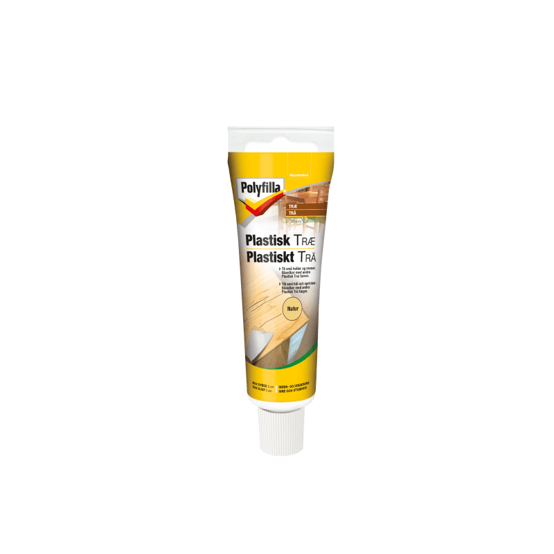 Polyfilla Plastisk Træ, Mørk Eg 75 g.  - Polyfilla