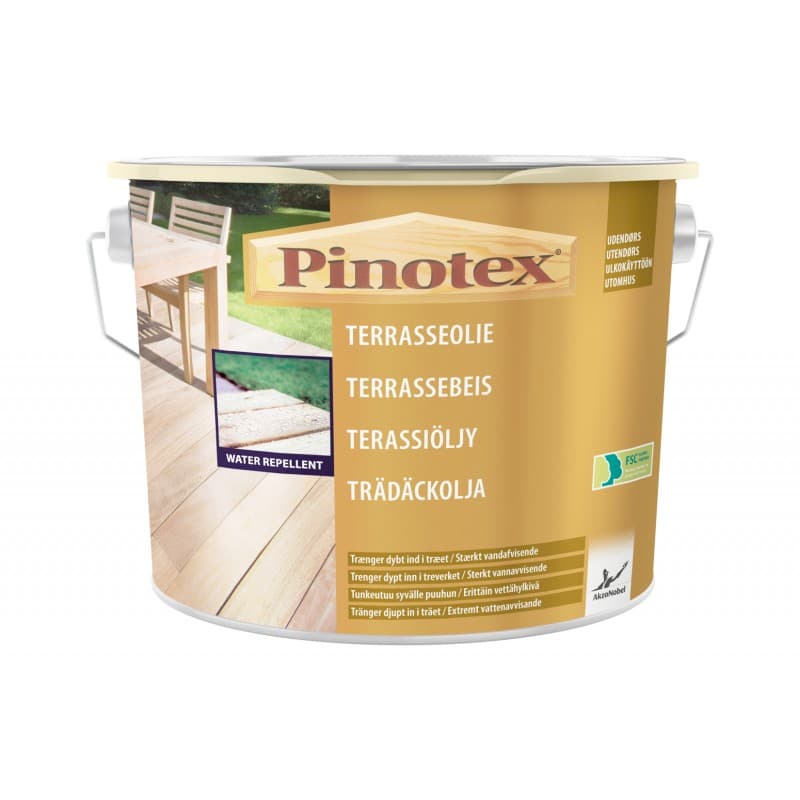 Pinotex Terrasseolie tonet 5 ltr.  - Udendørsmaling