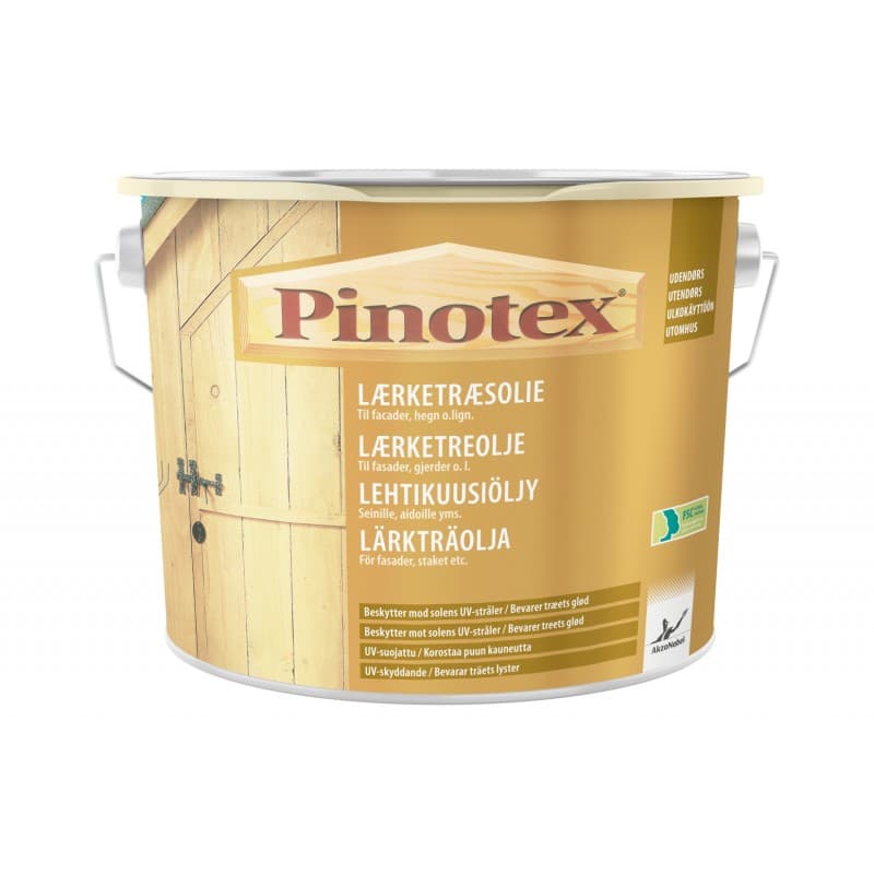 Pinotex Lærketræsolie 2,5 ltr. Lærk - Udendørsmaling