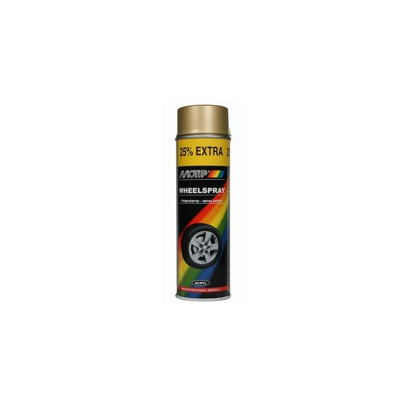 Motip Fælge Spray Guld 500 ml.  -