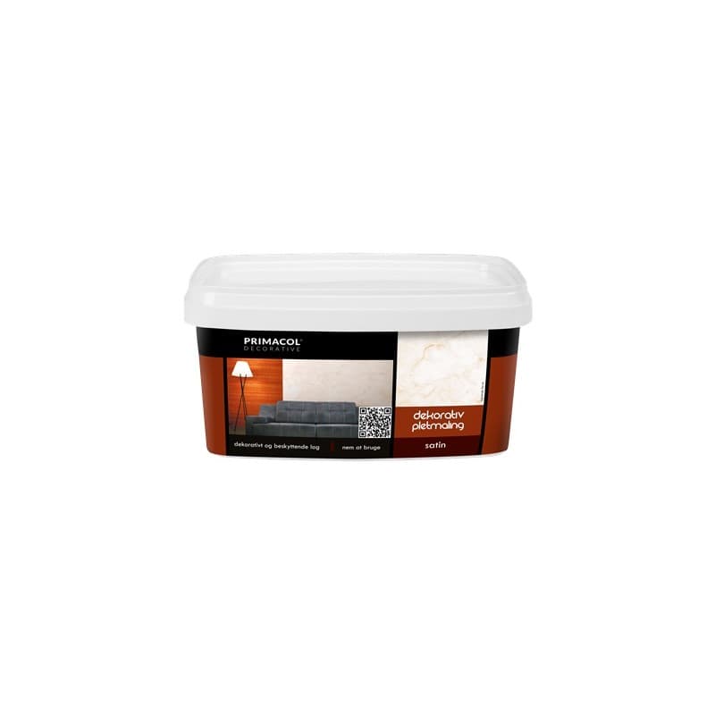 Primacol Dekorativ Satin Pletmaling 3 ltr.  - Dekorativ maling