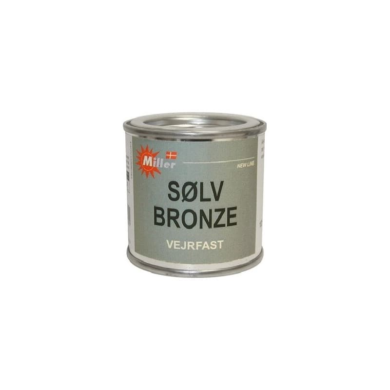 Miller Sølvbronze 125 ml  - Træmaling & metalmaling