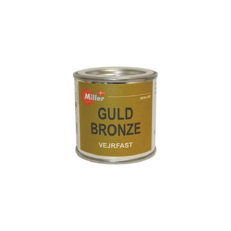 Miller Guldbronze 125 ml  - Træmaling & metalmaling