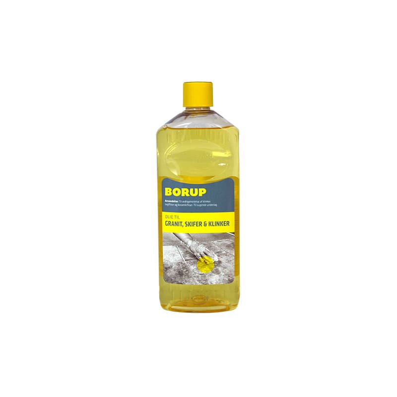 Borup Olie til Granit, Skifer og Klinker 1 ltr.  - Kemikalier
