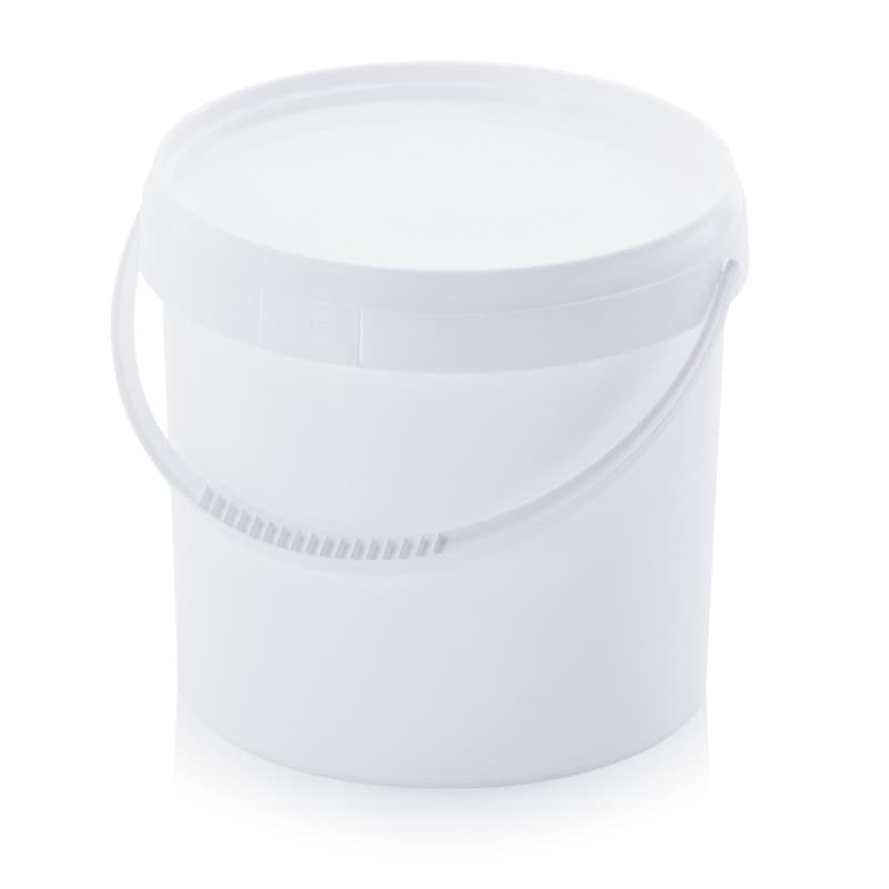 Plastspand 5 ltr. med låg Grå - Malerspande og malerbakke