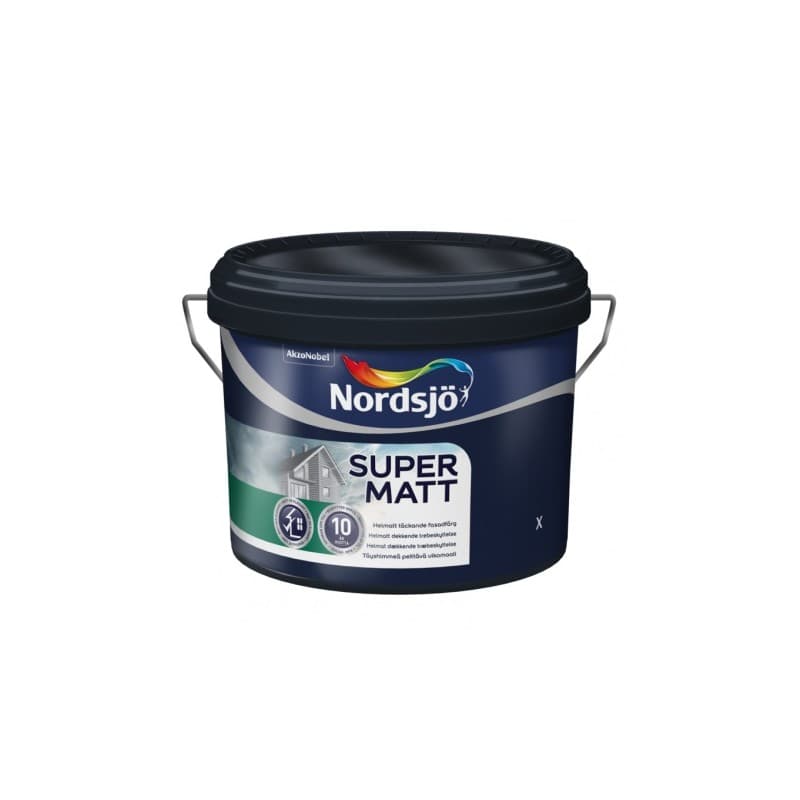 Nordsjø Supermatt Træbeskyttelse 2,5 ltr. Silent Orangeri J0.10.40 - Vandbaseret træbeskyttelse