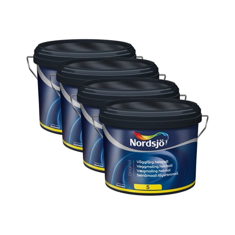 Nordsjø Original Vægmaling Helmat 4 x 10 ltr. F6.07.82 Restful Grasse - Indendørsmaling