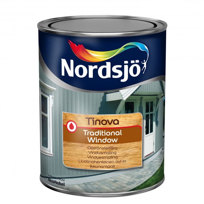 Nordsjö Traditional Window 1 ltr. Standard Ral 9010 - Nordsjö Vinduesmaling