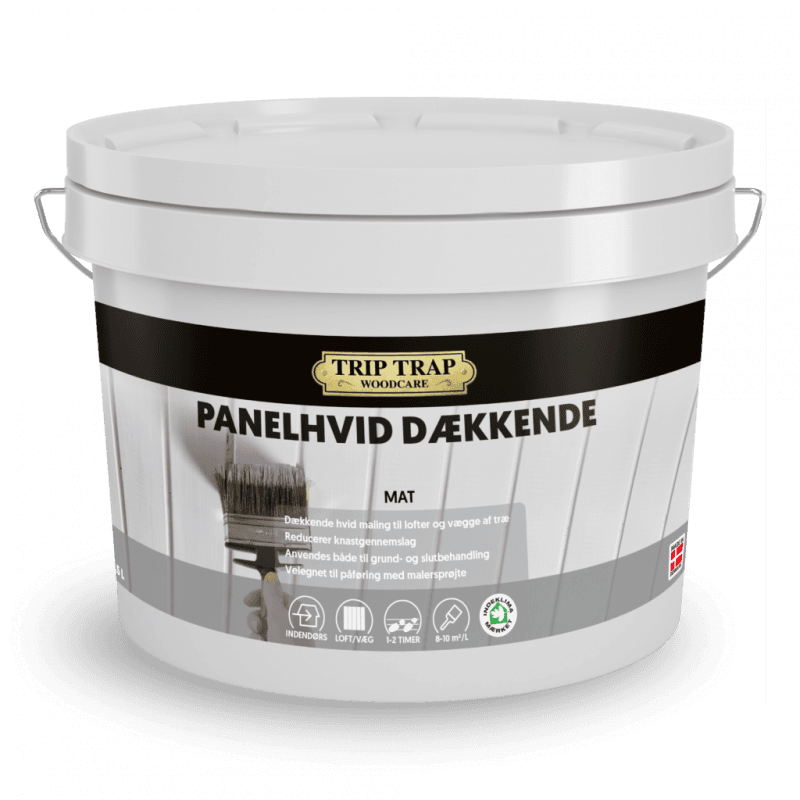 Panelhvid Dækkende 2,5 ltr.  - Loftmaling