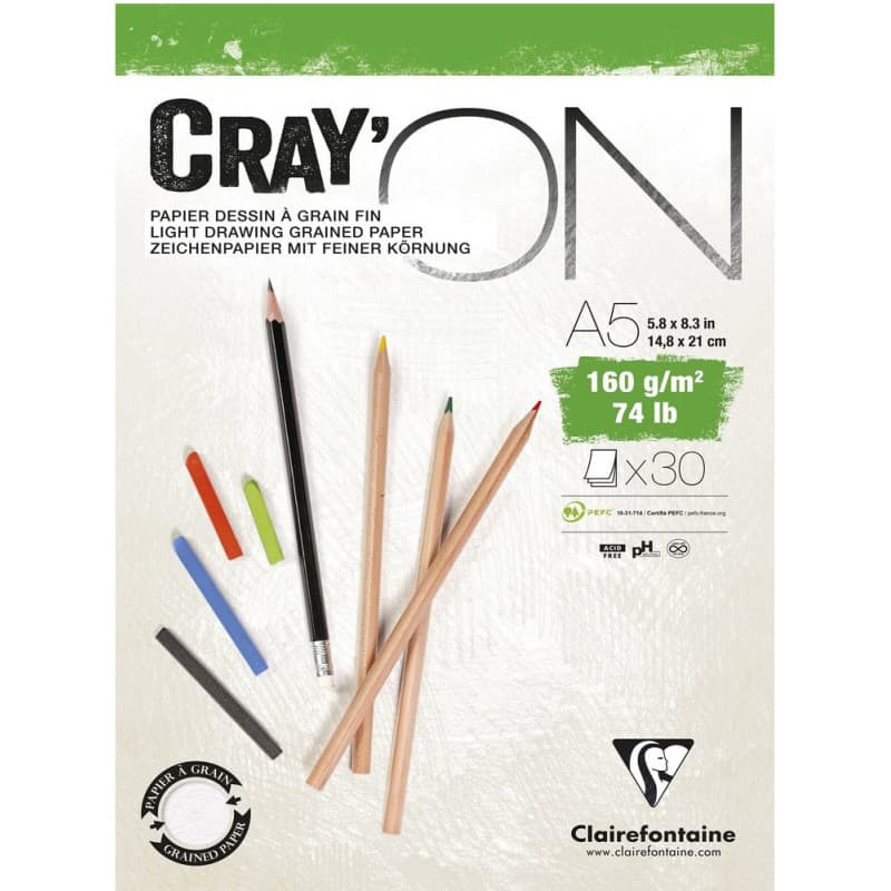 Clairefontaine CRAY-ON A5  - Papirartikler