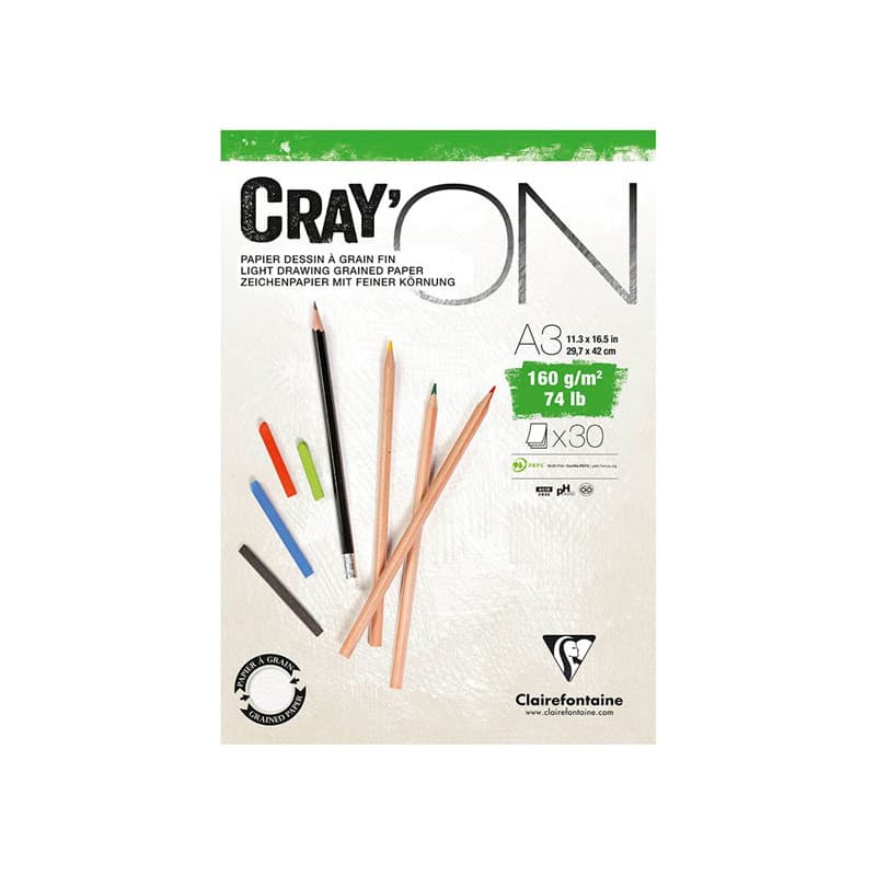 Clairefontaine CRAY-ON A3  - Papirartikler