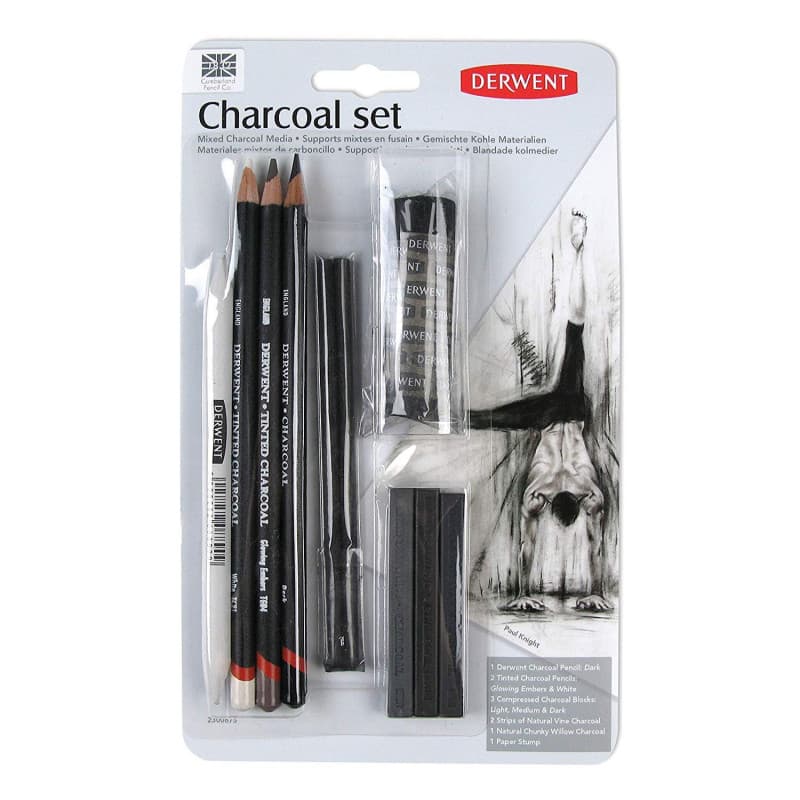 Derwent Carcoal sæt  - Derwent Charcoal