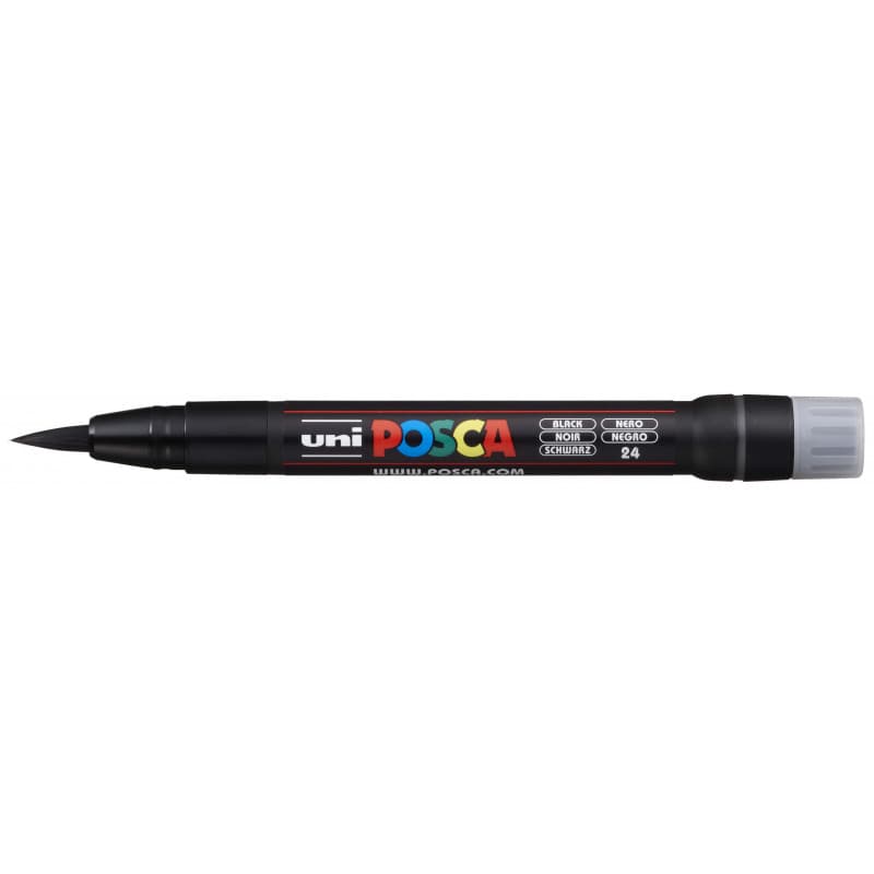 Posca Brusch PCF 350 Hvid - Posca Tusser