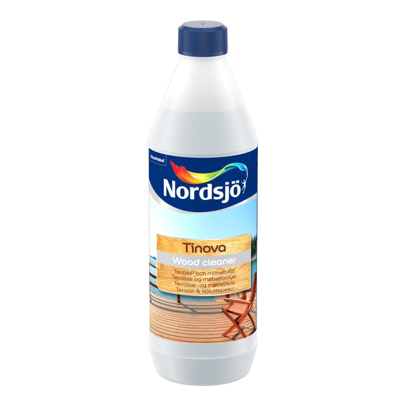 Nordsjö Tinova Wood Cleaner 1 ltr.  - Afrens til træ & mur