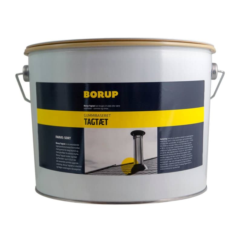 Borup Tagtæt Sort 10 kg. Sort - 