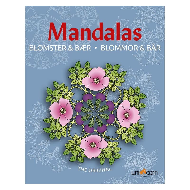 Mandalas Med Blomster & Bær  - Mandalas