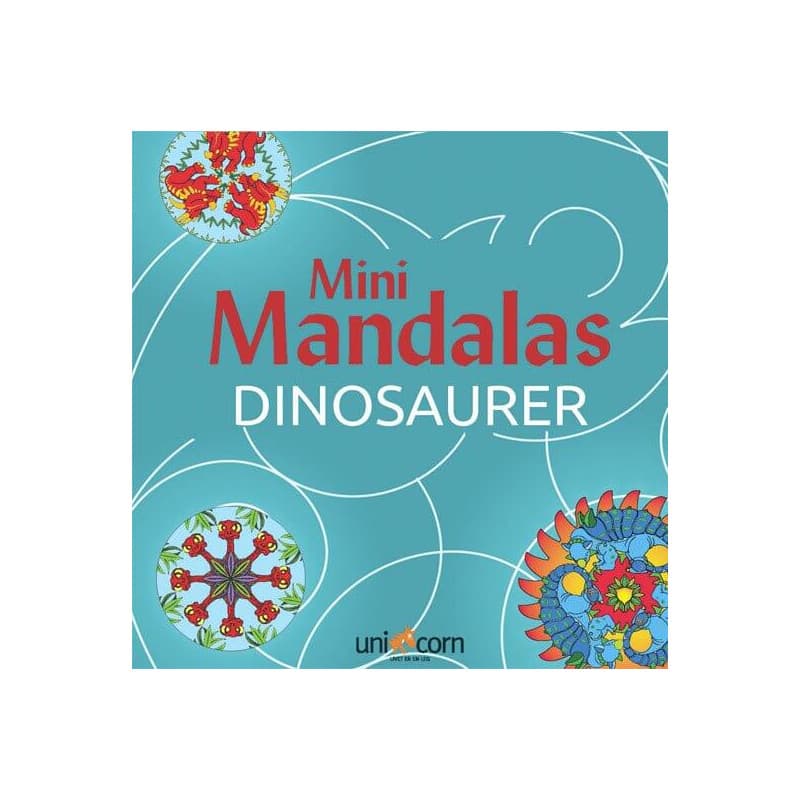 Mini Mandalas Dinosaurer  - Mandalas