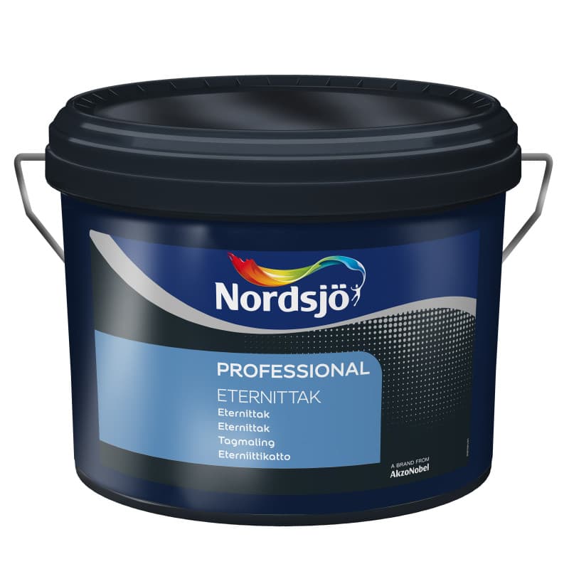 Nordsjö Professional Tagmaling Sort 10 ltr. Sort - Udendørsmaling