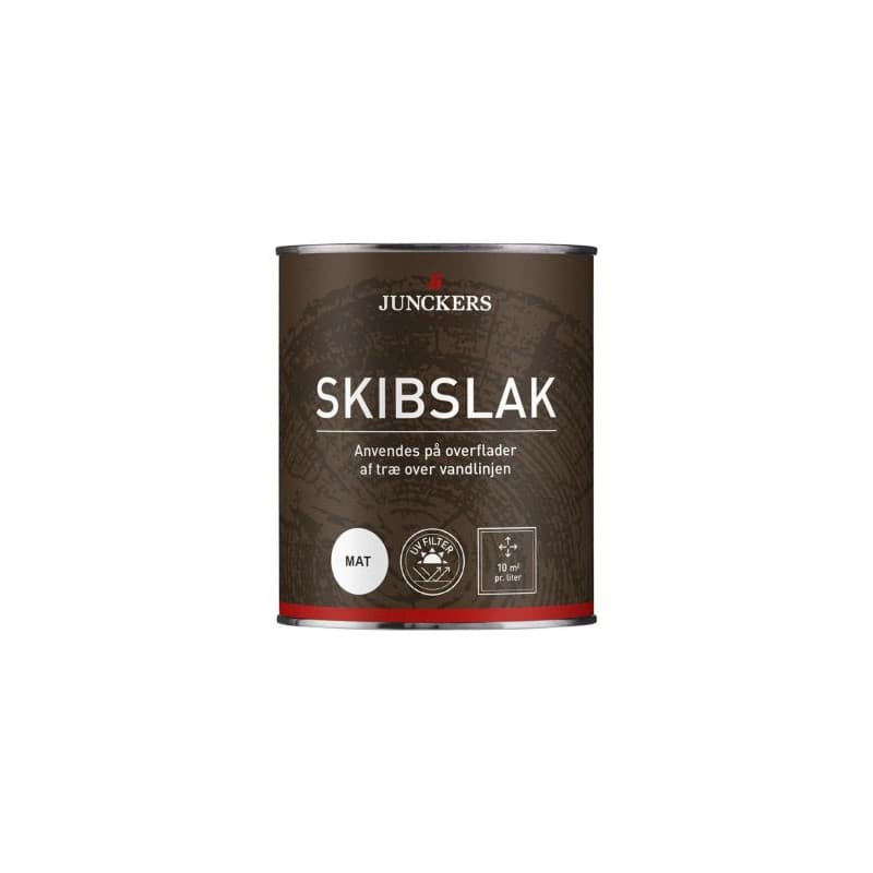 Junckers Skibslak Mat 2,5 ltr.  - Junckers Skibslak