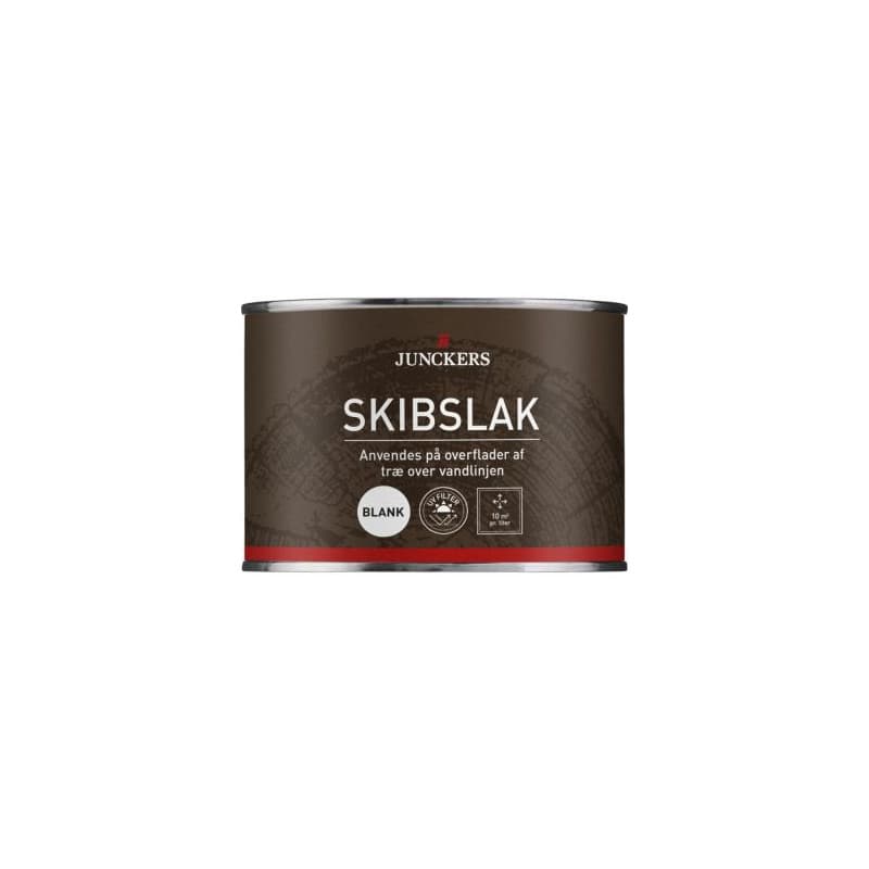 Junckers Skibslak Blank 0,38 ltr.  - Junckers Skibslak