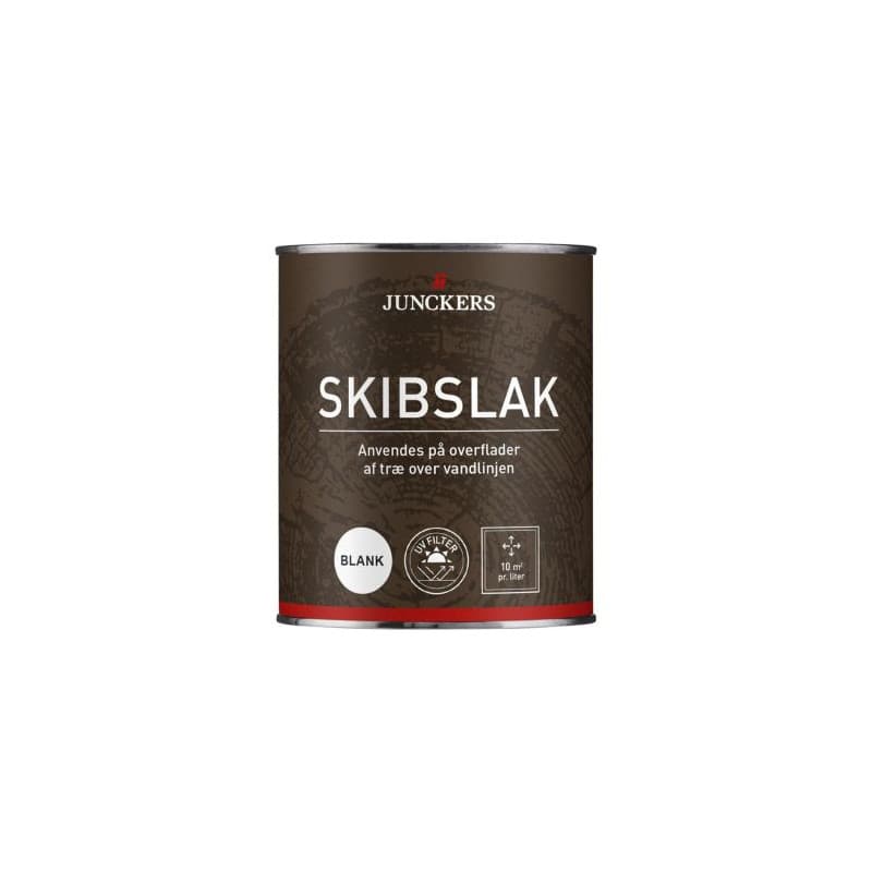 Junckers Skibslak Blank 0,75 ltr.  - Junckers Skibslak