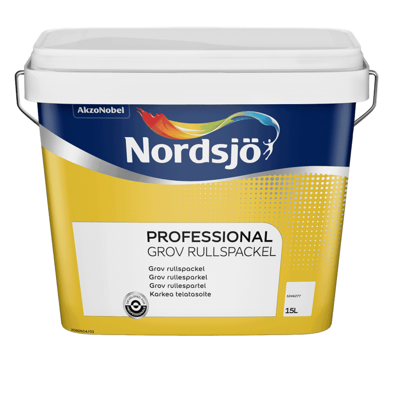 Nordsjø Professional Grov Rullespartel 4 x 15 ltr  - Spartel og fugemasse