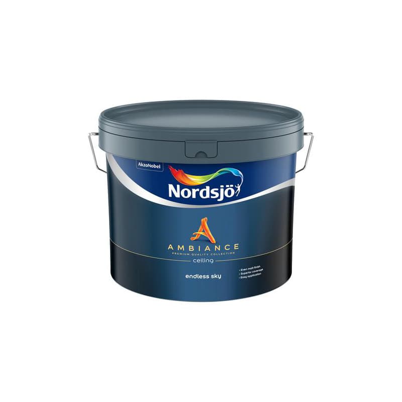 Nordsjø Ambiance Endless Sky Loftmaling 2,5 ltr. Standard hvid (Base White) - Loftmaling