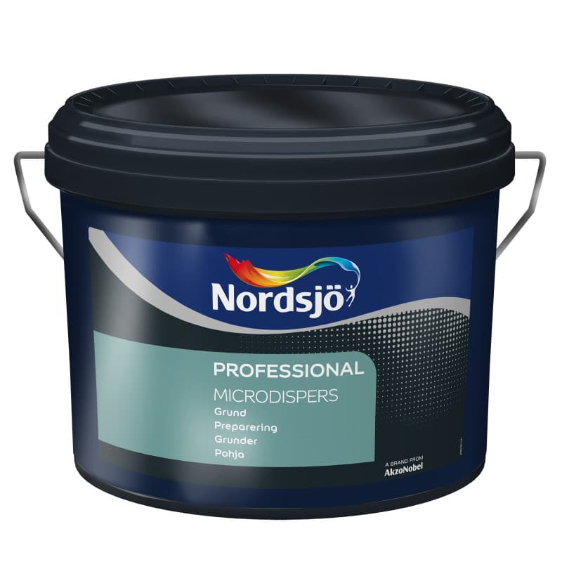 Nordsjö Professional Microdispers 10 ltr.  - Glasvæv, puds beton grunder