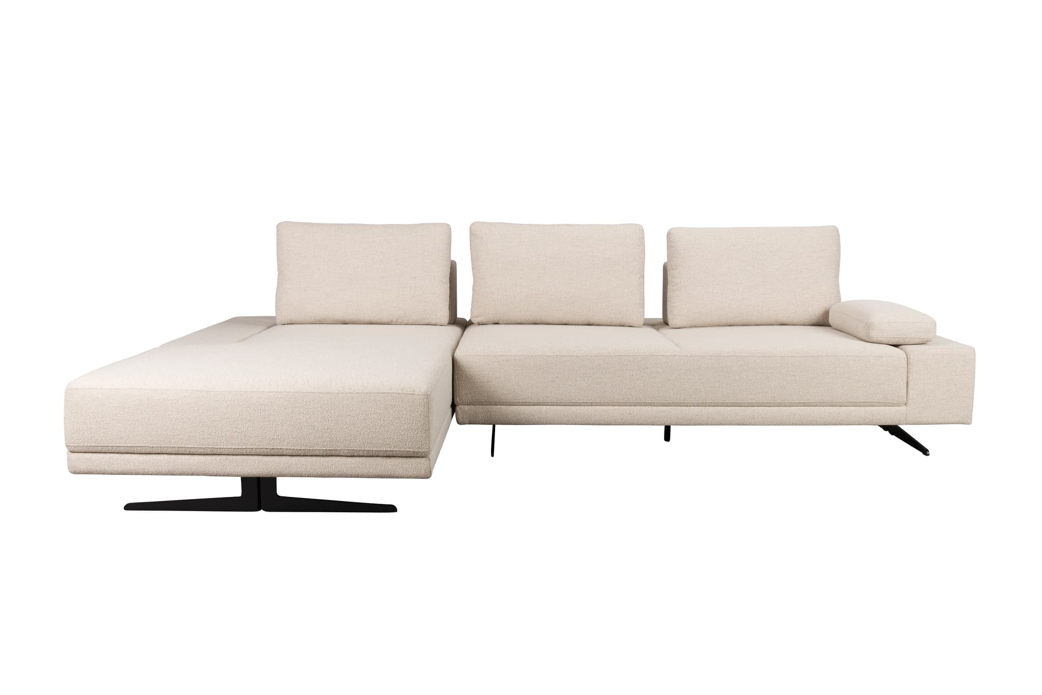 DUTCHBONE Soffa Shelly Off-White Vänster Schäslong