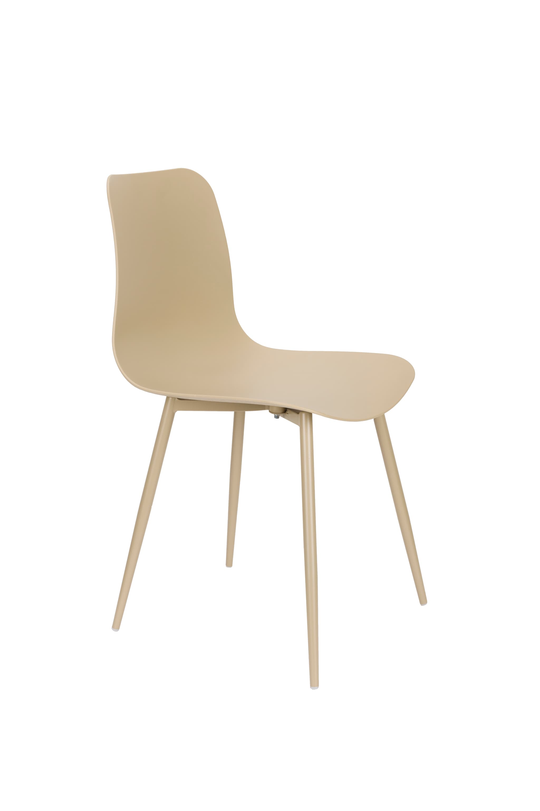 WHITE LABEL LIVING Leon matstol - beige plast och stål