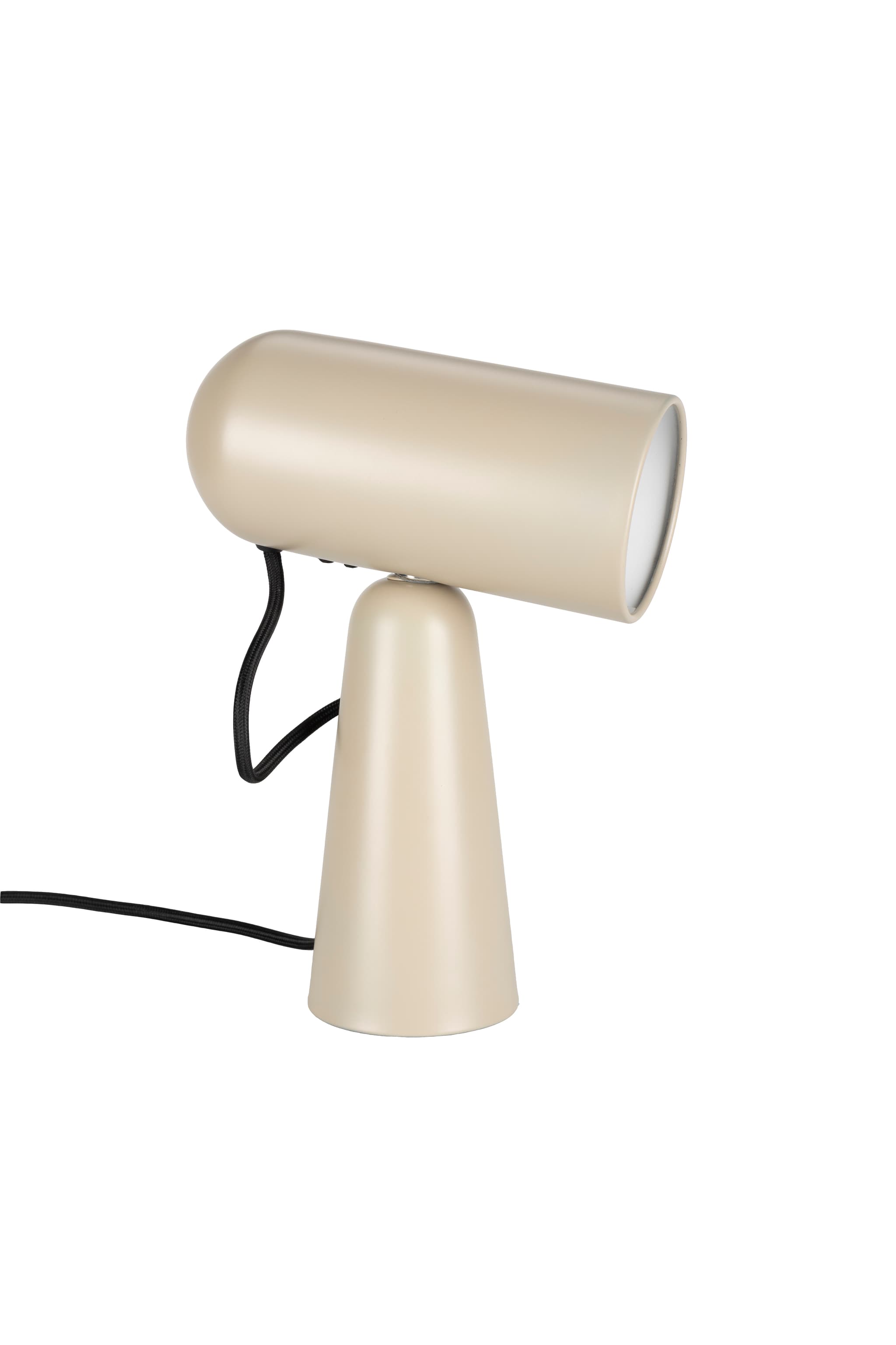 WHITE LABEL LIVING Vesper skrivbordslampa - beige järn