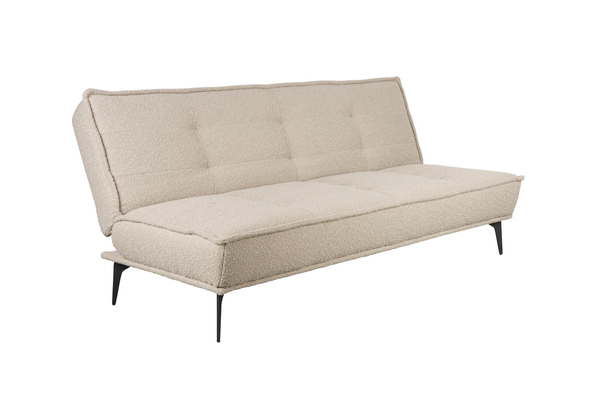 WHITE LABEL LIVING Cielke bäddsoffa - beige polyester och furu