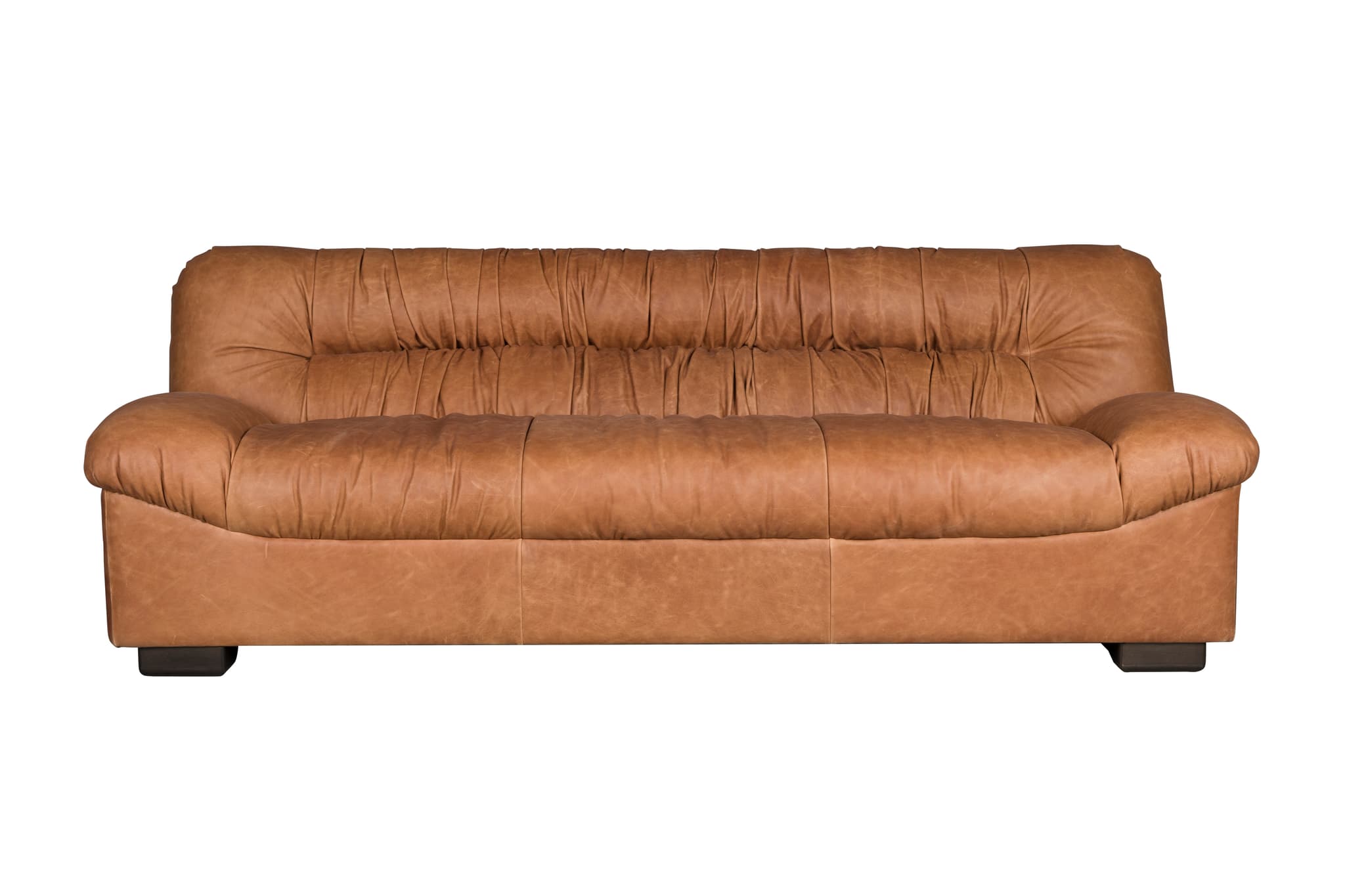 DUTCHBONE Soffa Douglas Wax Läder Cognac