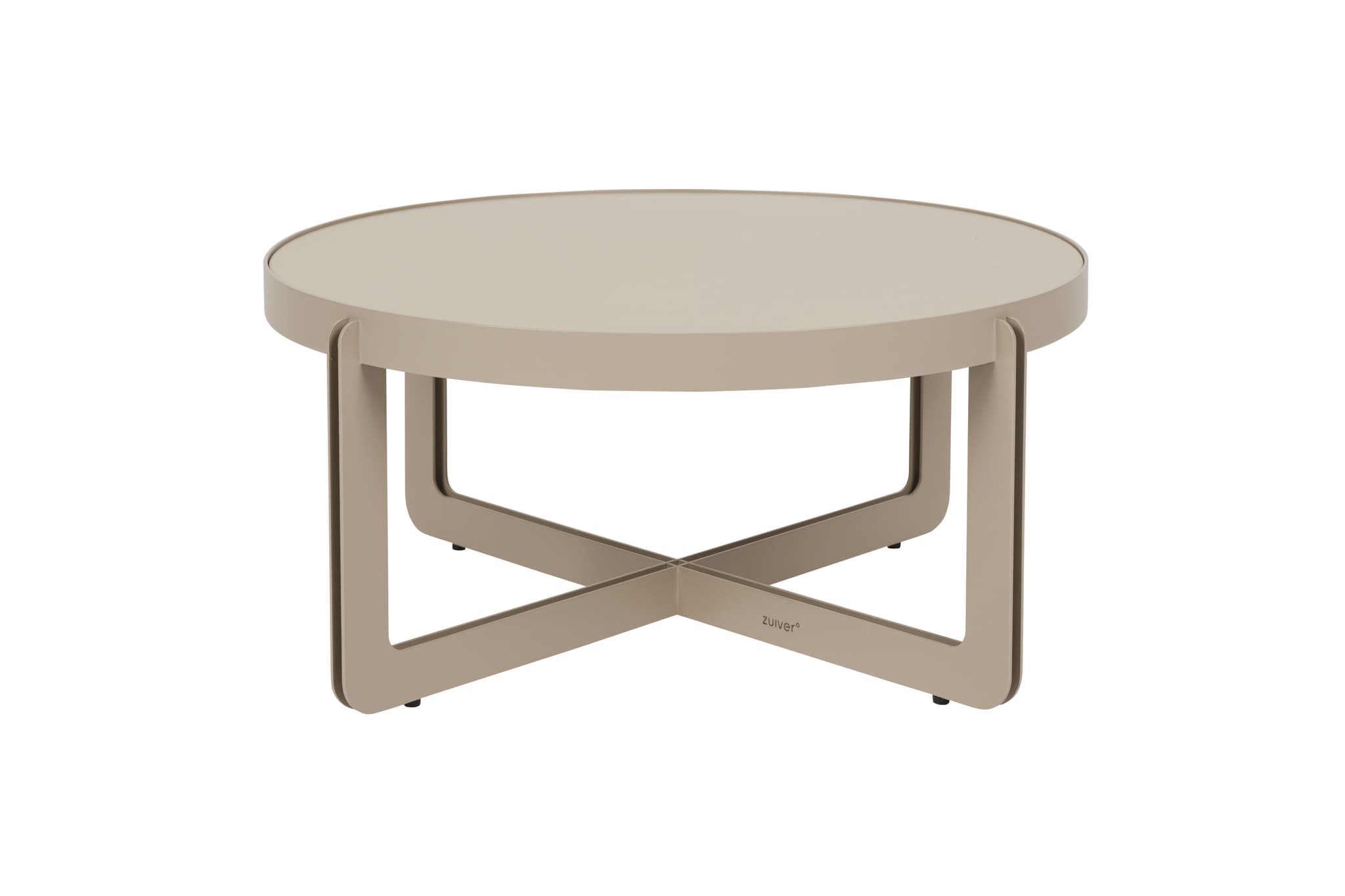 ZUIVER Soffbord Mitt Runt Beige
