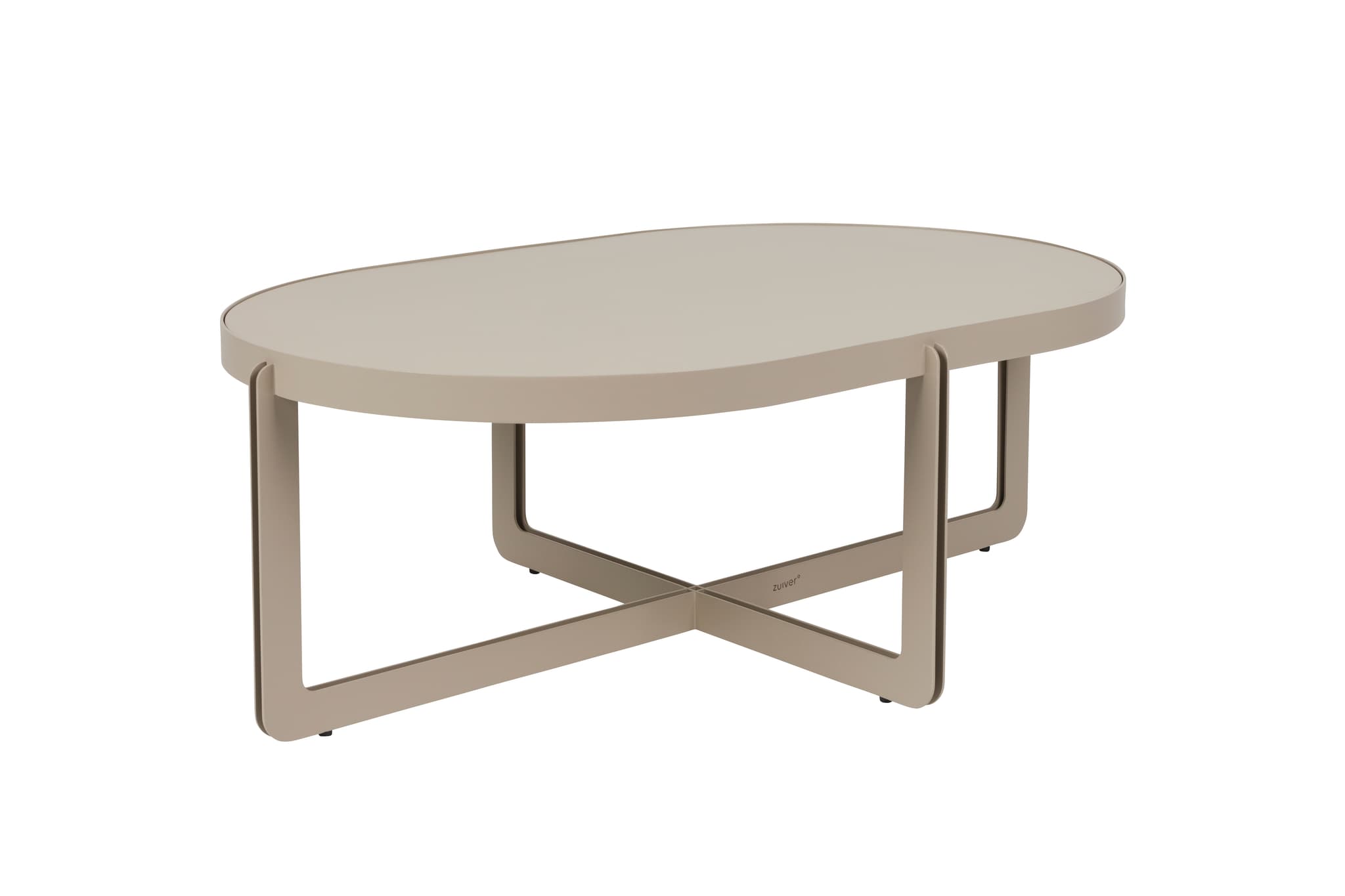 ZUIVER Soffbord Center Oval Beige