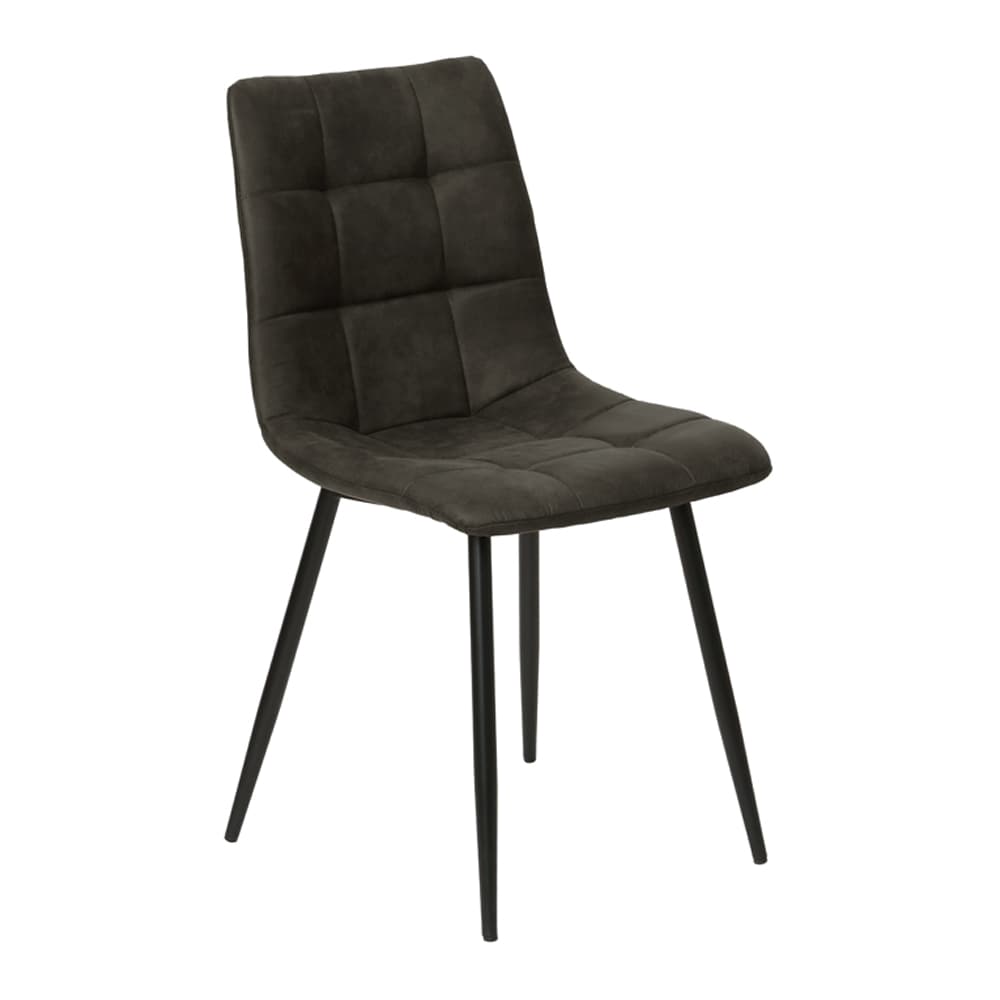 HOUSE NORDIC Middelfart matbordsstol - grått mikrofibertyg