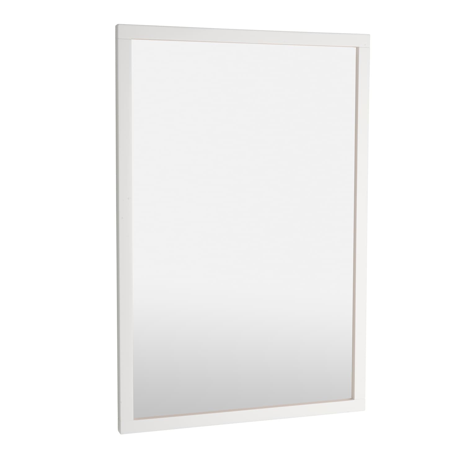 ROWICO Rektangulär Confetti Väggspegel - Spegelglas och Vit Björk (90 x 60 cm)