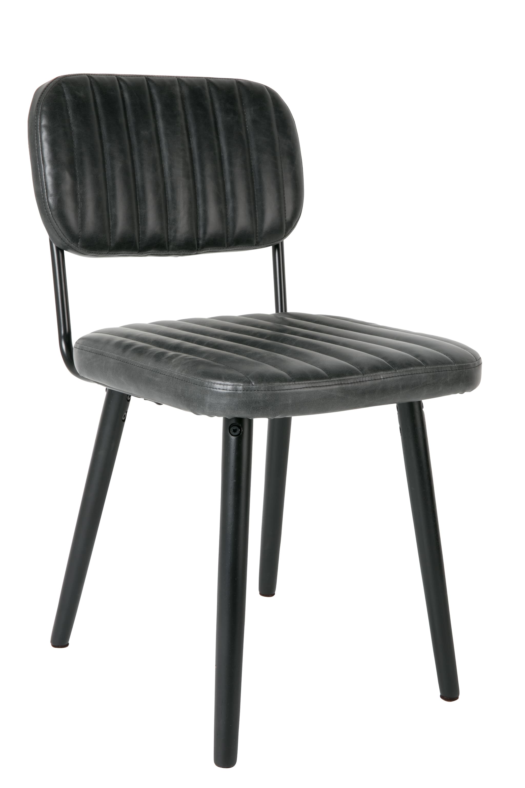 WHITE LABEL LIVING Stol Jake Worn Black