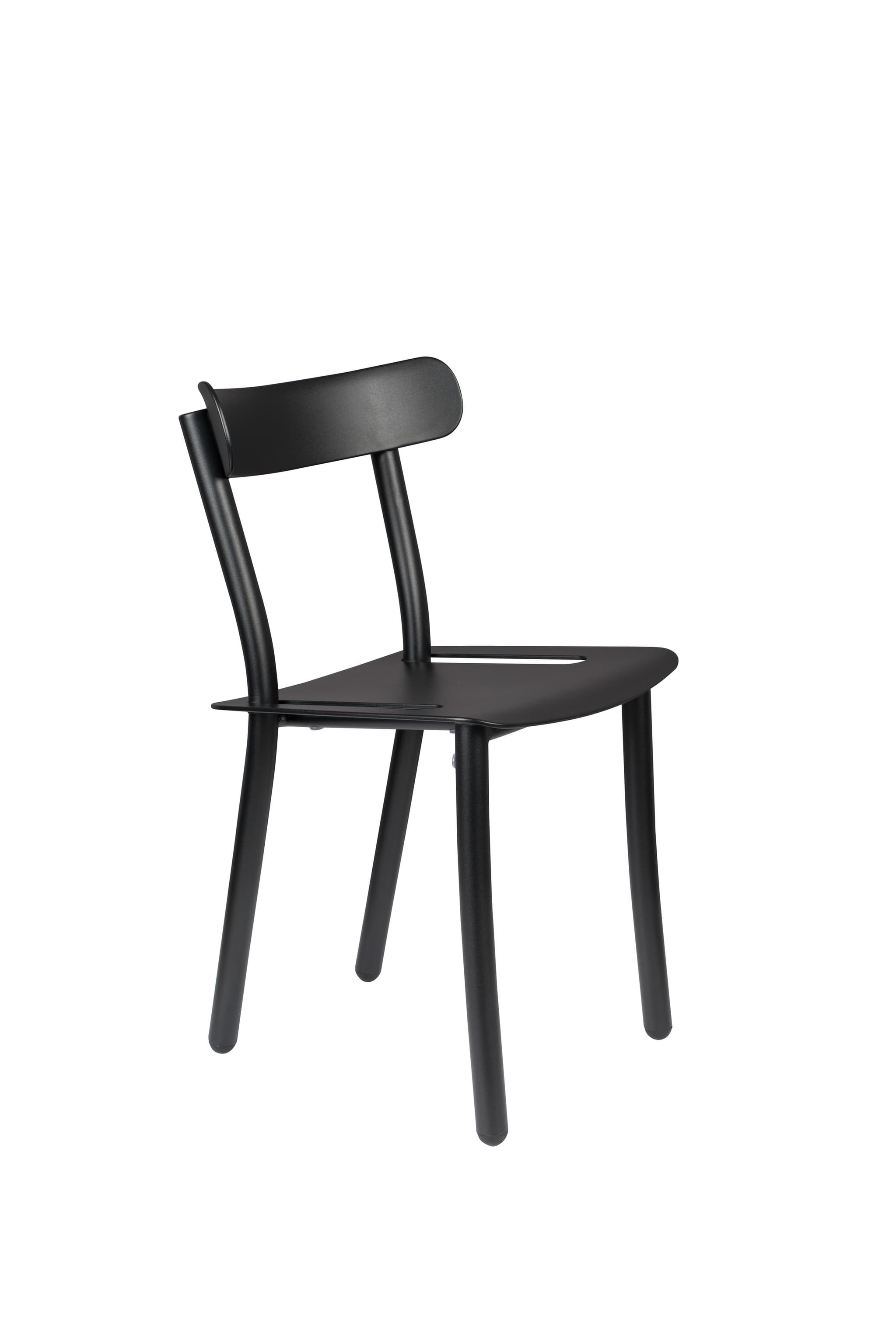 ZUIVER fredagsträdgårdsstol - svart aluminium