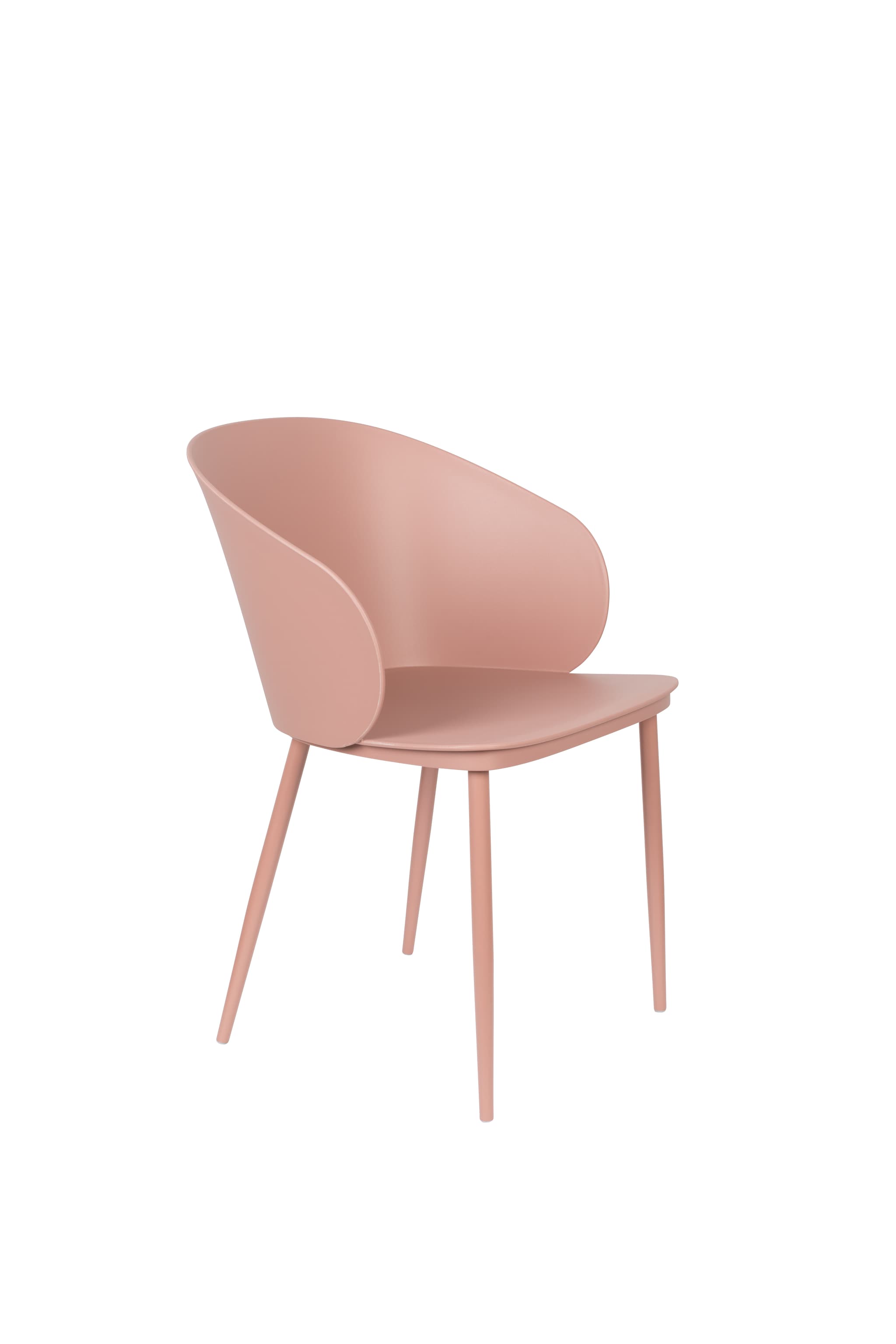 WHITE LABEL LIVING stol Gigi helt rosa