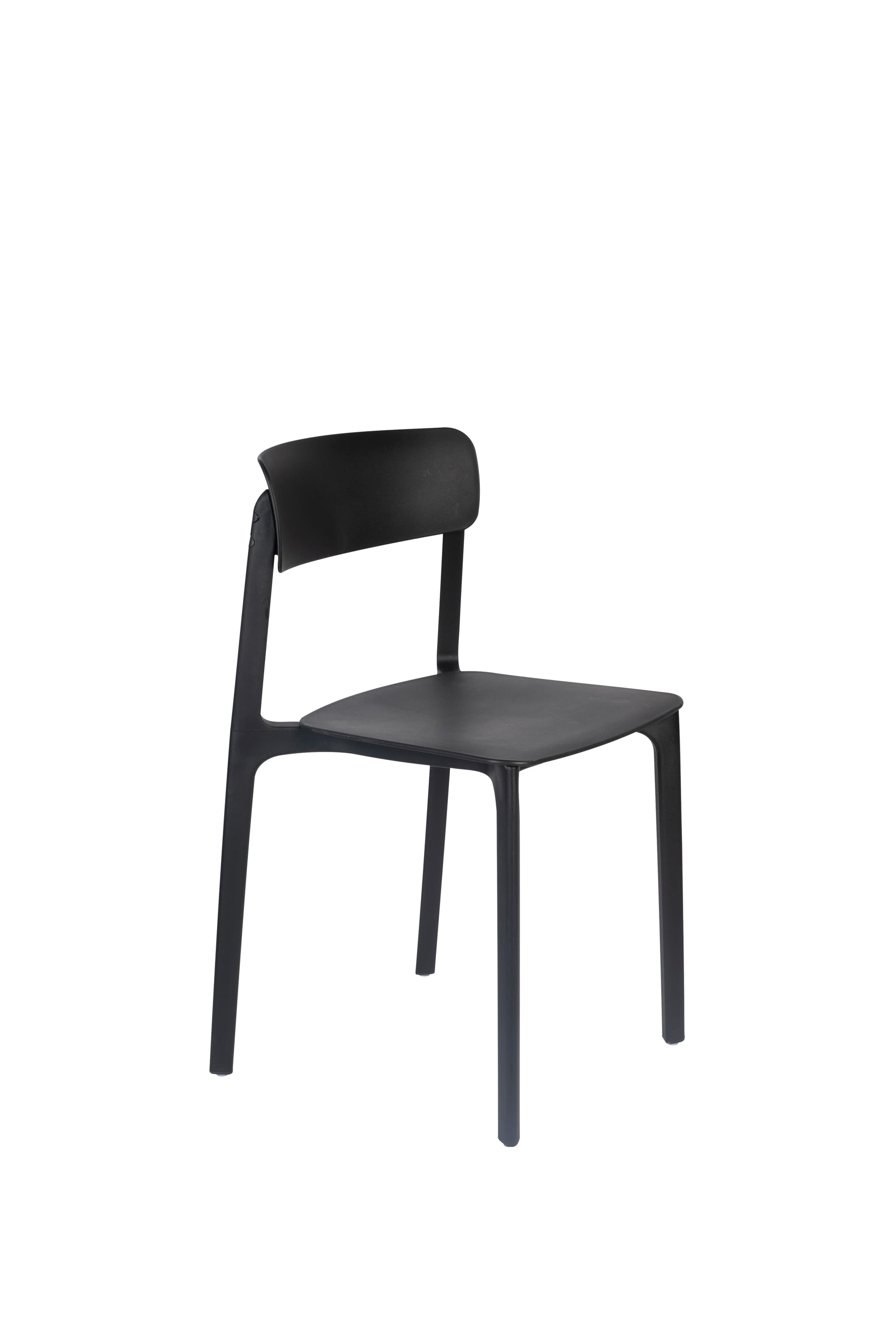 WHITE LABEL LIVING stol Clive svart