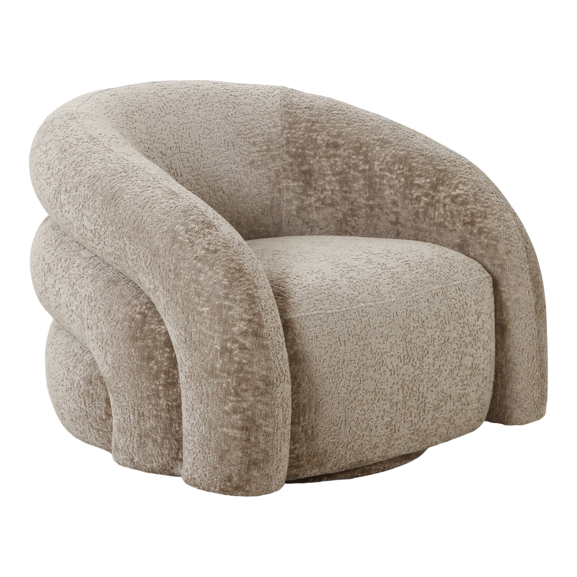 HOUSE NORDIC Valleta snurrstol, med armstöd - naturpolyester