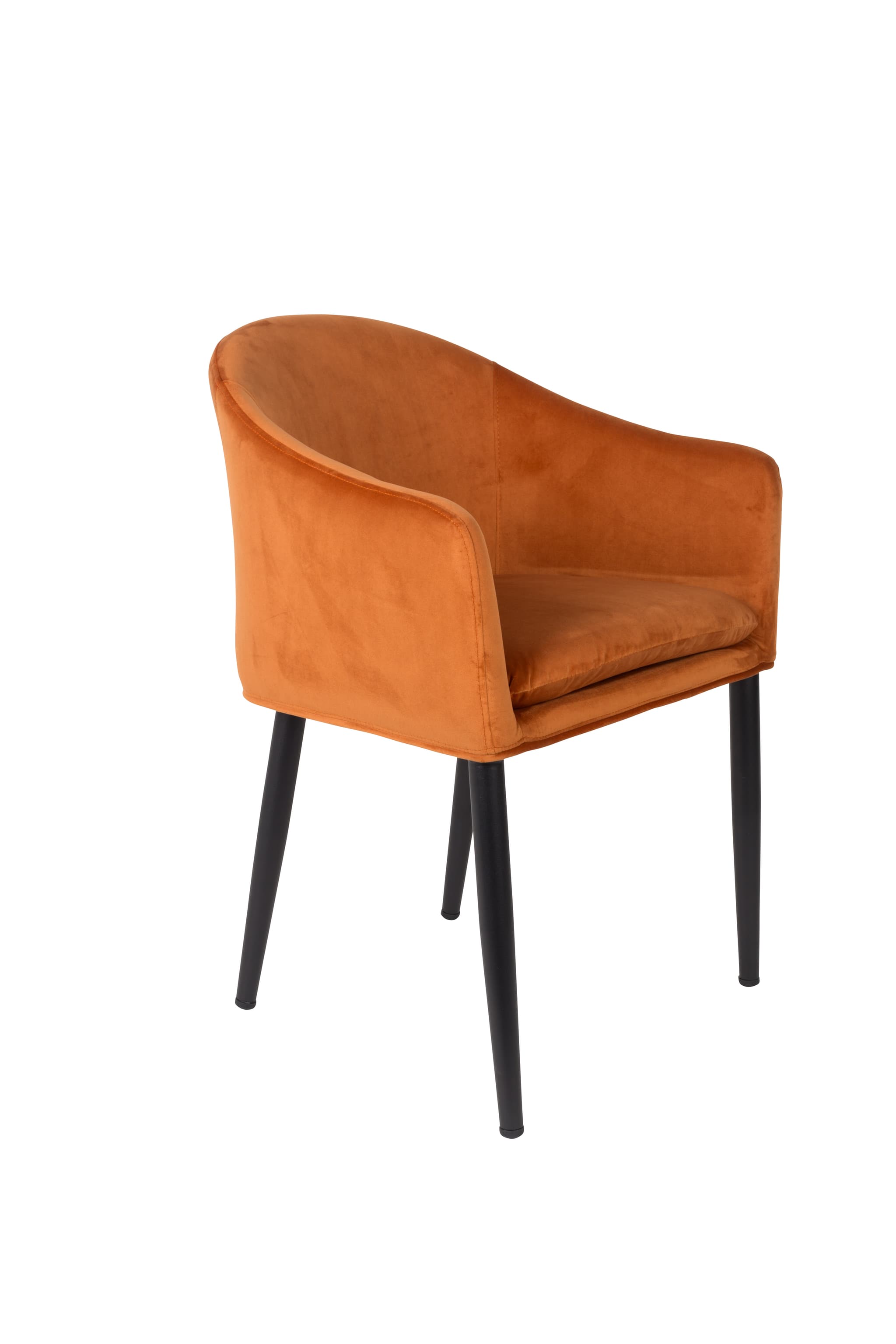 WHITE LABEL LIVING Fåtölj Catelyn Orange